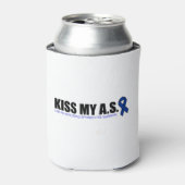 KissMyAS - Ankylosing Spondylitis Awareness Gifts Blikjeskoeler (Blikje Voorkant)