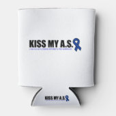 KissMyAS - Ankylosing Spondylitis Awareness Gifts Blikjeskoeler (Voorkant)