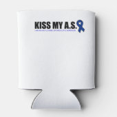 KissMyAS - Ankylosing Spondylitis Awareness Gifts Blikjeskoeler (Achterkant)