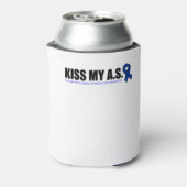 KissMyAS - Ankylosing Spondylitis Awareness Gifts Blikjeskoeler (Blikje Achterkant)