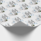 Kissons voor kerstcadeautjes, die u blazen cadeaupapier (Hoek)