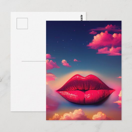 Kissy dromen briefkaart (Voorkant / Achterkant)