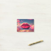 Kissy dromen post-it® notes (Op bureau)
