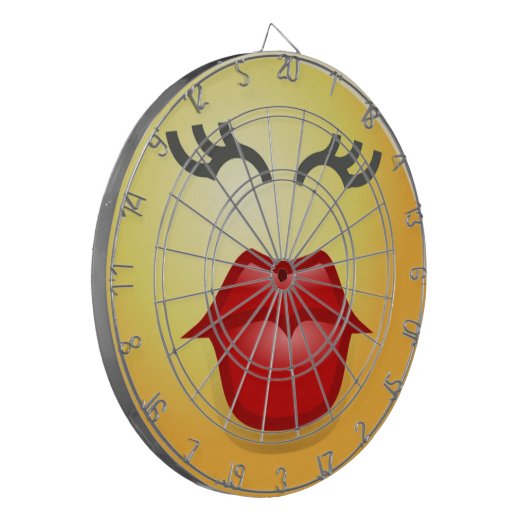 KISSY FACE DARTBORD (Voorkant Links)