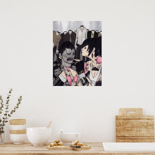 Kissy Face Poster (Keuken)