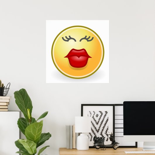 KISSY FACE POSTER (Thuiskantoor)