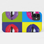 Kissy Face Trendy Pop Art Hoesje (Achterkant (horizontaal))