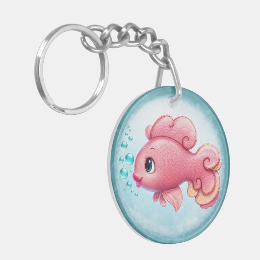 Kissy Fish Keychain (Voorkant Links)