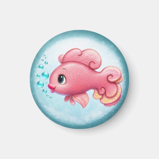 Kissy Fish Magnet (Voorkant)