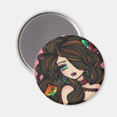 "Kissy Fish" Zeemeermin magneet (Voorkant / Achterkant)