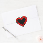 Kissy Heart Hart Sticker (Envelop)