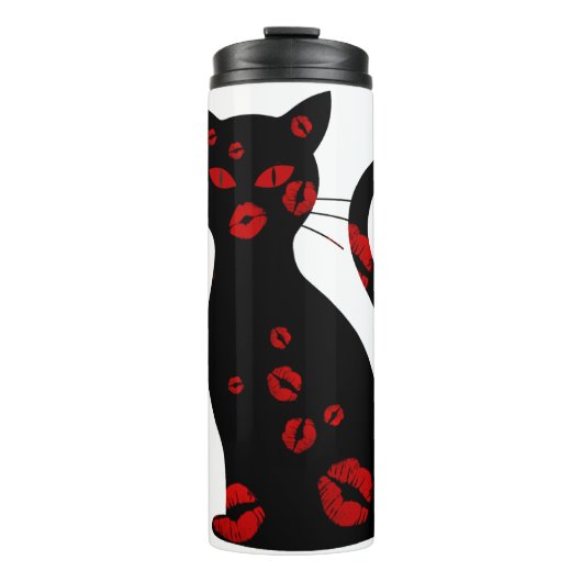 Kissy Kat Thermal Tumbler Thermosbeker (Voorkant)