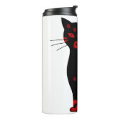 Kissy Kat Thermal Tumbler Thermosbeker (Gedraaid links)