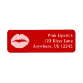 Kissy Lips Etiket (Voorkant)