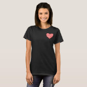 Kissy Lips Heart T-shirt (Voorkant volledig)