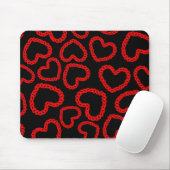 Kissy Lips Hearts Muismat (Met muis)
