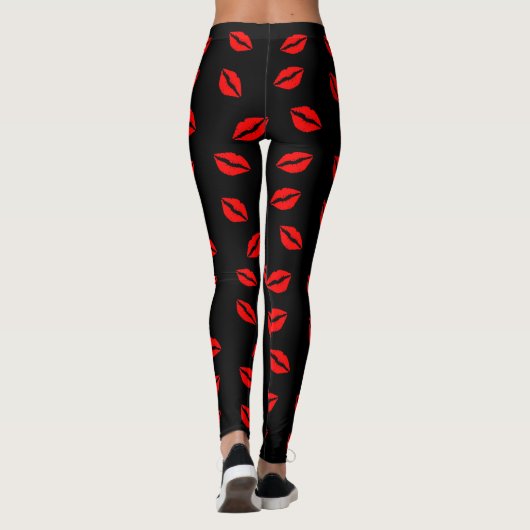 Kissy Lips Leggings (Achterkant)
