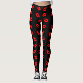 Kissy Lips Leggings