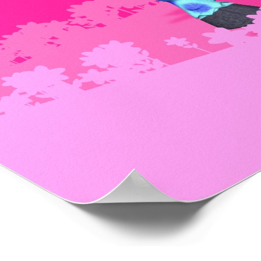 Kissy Moo 18x18 Poster (Hoek)