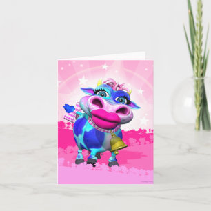 Kissy Moo de Koe Note Kaart