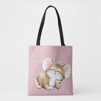 Kissy Mouse Tote Bag