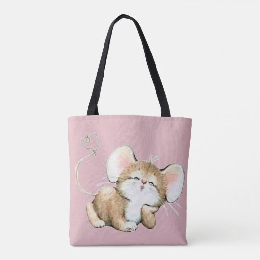 Kissy Mouse Tote Bag (Achterkant)