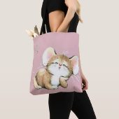 Kissy Mouse Tote Bag (Dichtbij)