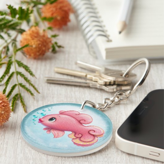 Kissy Vis Sleutelhanger (Voorkant Rechts)