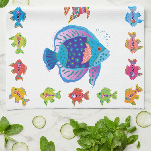 KissyFishThis Theedoek (Gevouwen)
