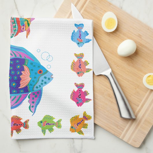 KissyFishThis Theedoek (Quarter Fold)