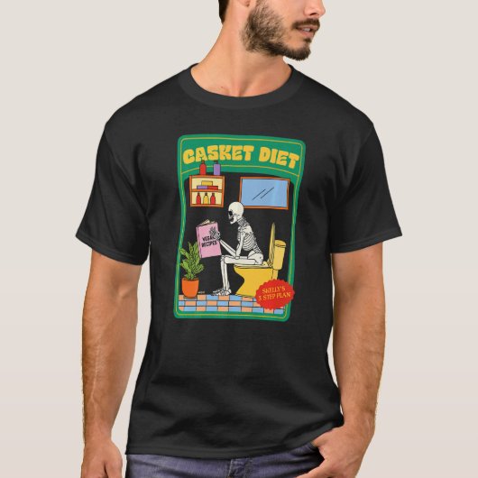 Kist Dieet Vegan Recepten Skelly's 3-stappenplan T-shirt (Voorkant)