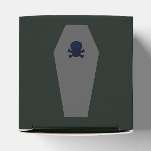 Kist (grijs) bedankdoosjes (Bovenkant)