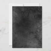 Kist met rozen gotische trouw uitnodiging (Achterkant)