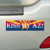 KIST MIJN AZ! Bumpersticker (Op auto)