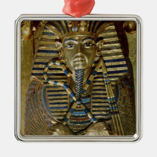 Kist van Tutankhamun Metalen Ornament (Voorkant)