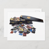 Kist vol boeken briefkaart (Voorkant / Achterkant)