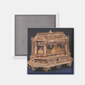 Kist voor huwelijk, 1753 magneet (Voorkant / Achterkant)