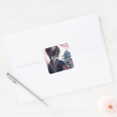Kisu Japan - Aufkleber Vierkante Sticker (Envelop)