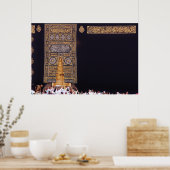 Kiswah van de Kaaba mei 2016 Poster (Keuken)