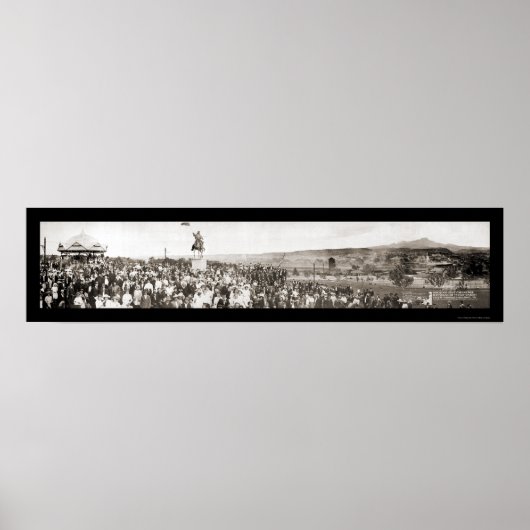 Kit Carson Dedication Foto 1913 Poster (Voorkant)