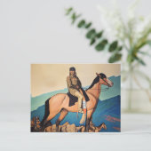 Kit Carson met bergbewoners door Maynard Dixon Briefkaart (Staand voorkant)