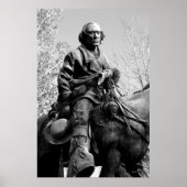 Kit Carson Statue, Carson City, Nevada Poster (Voorkant)
