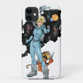 Kit Carter Galactic Ranger iPhone Case (Achterkant)