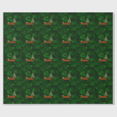 Kit en kerstpapier, bedwelmd cadeaupapier (Vlak)