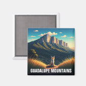 Kit Fox in het Guadalupe Mountains National Park Magneet (Voorkant / Achterkant)