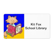 Kit Fox Library Book Labels (Voorkant)