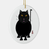 Kit Kat en Mouse Keramisch Ornament (Rechts)