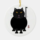 Kit Kat en Mouse Keramisch Ornament (Voorkant)