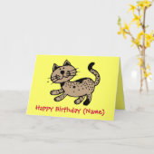 Kit Kat Kaart (Gele Bloem)