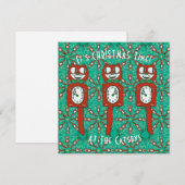 kit Kat klok vakantie flatcard (Voorkant / Achterkant)